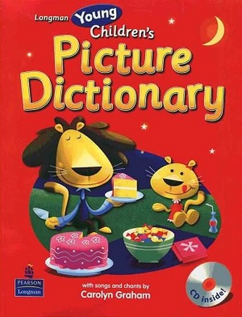 longman young childrens picture dictionary +cd قرمز