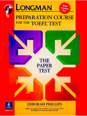 Longman Prepation Course Toefl Test جلد قرمز همراه با سی دی 