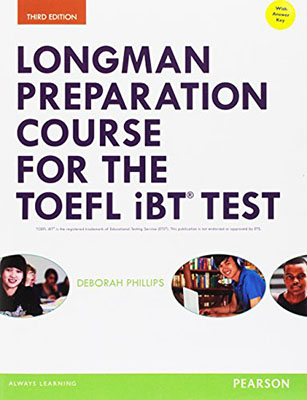 Longman Toefl ibt Test Preparation ویرایش سوم جلد سخت همراه با سی دی