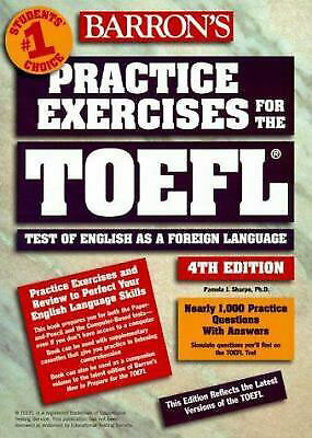 Barrons Practice Exercises Toefl Test ویرایش چهارم
