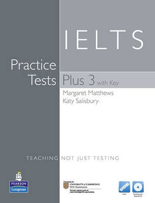 IELTS Practice Tests Plus 3 with Key همراه با سی دی 