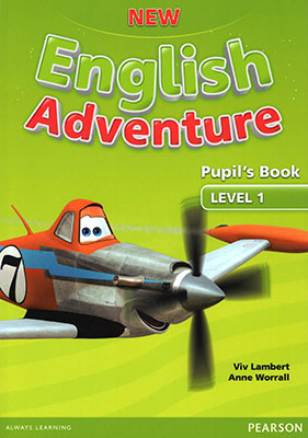 New English Adventure Level 1 به همراه  سی دی 
