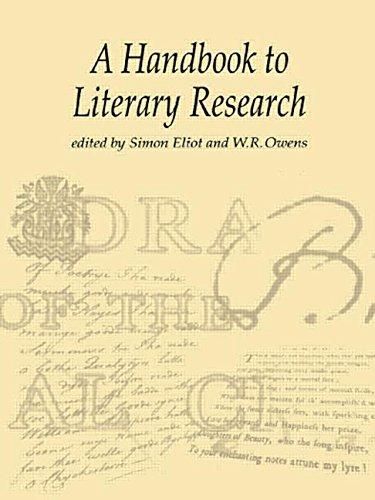 تصویر  اصول روش تحقیق  a handbook to literary research edited by simon eliot and w.r. owens
