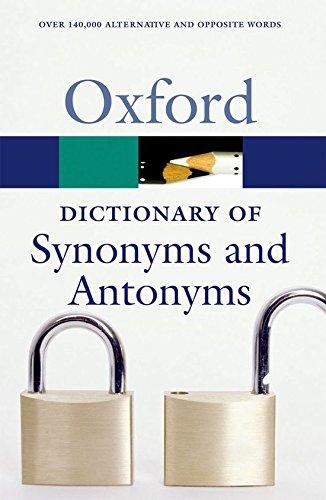 تصویر  فرهنگ متضاد مترادف Oxford Dictionary Synonyms And Antonyms 