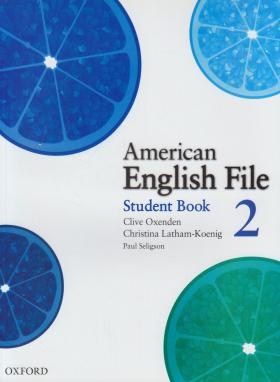 تصویر  AMERICAN ENGLISH FILE 2+CD SB+WB کتاب آمریکن انگلیش فایل 2