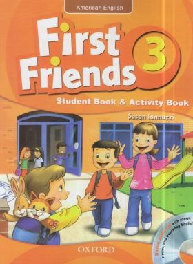 تصویر  فرست فرند امریکن انگلیش 3 کتاب کار و دانش آموز  FIRST FRIENDS AMERICAN ENGLISH 3+CD