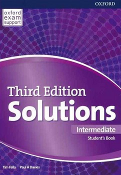تصویر   سولوشن اینترمدیت ویرایش سوم Solutions 3rd Intermediate SB+WB+DVD