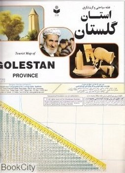 نقشه سیاحتی و گردشگری استان گلستان