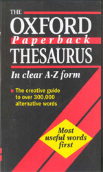 تصویر  The oxford thesaurus in clear a-z form