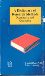 تصویر  A Dictionary of Research Method