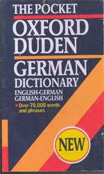 تصویر  Oxford duden german english