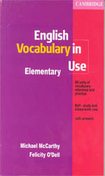 تصویر  English vocabulary in use elementary 