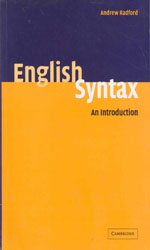 English syntax an introduction