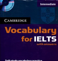 تصویر  Cambridge vocabulary for ielts with answers intermediate &cd