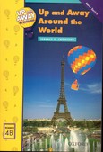 تصویر  Up and away reader 4b up and away around the world & cd