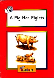 تصویر  A pig has piglets 2jolly readers