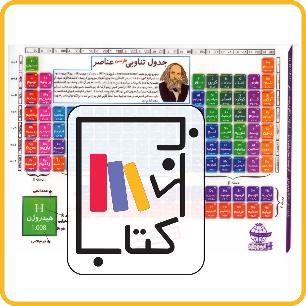 تصویر  جدول تناوبیa4 مولفان فرهیخته