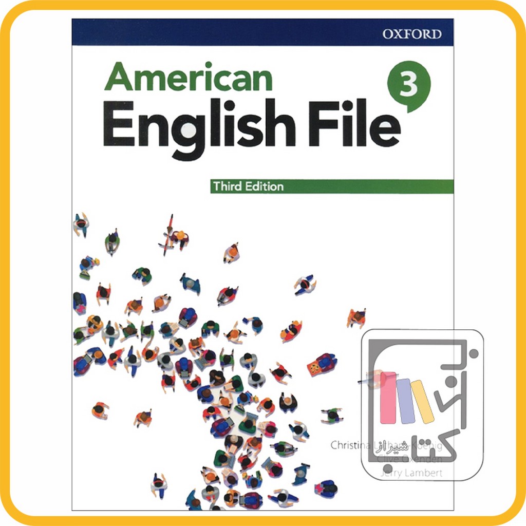 تصویر  American english file 3 3rd sb&wb&cd