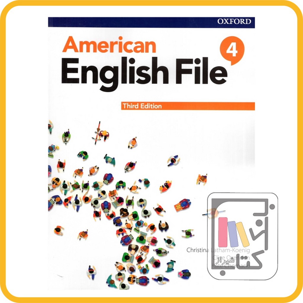 تصویر  American english file 4 3rd Sb + cd & dvd