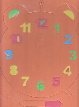 پازل فومي آموزش ساعت32*23(غنچه)