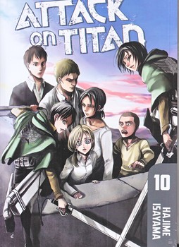 مانگا شماره 10 (ATTACK ON TITAN) (شوميز/رقعي/مات)