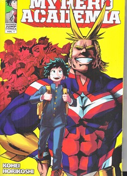 مانگا شماره 1 (my hero academia)  (شوميز/رقعي/مات)