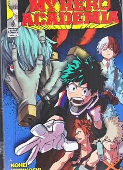 مانگا شماره 3 (my hero academia)  (شوميز/رقعي/مات)