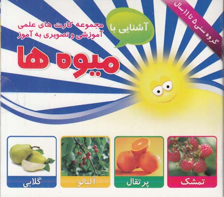 مجموعه كارت هاي علمي آشنايي با ميوه ها امين آذر