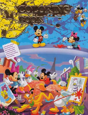 رنگ آميزي رحلي طلا كوب (coloring book)