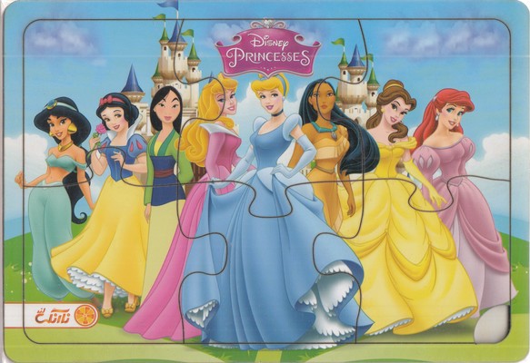 پازل-چوبی-princesses-پرنسس-ها-ابعاد-14-25-(پشت-وایت-بردی)