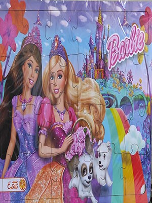 پازل-چوبی-barbie-باربی