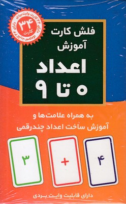 فلش-کارت-اعداد-0-تا-9-به-همراه-علامت-ها
