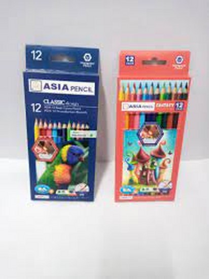 مداد رنگی 12 آسیا 