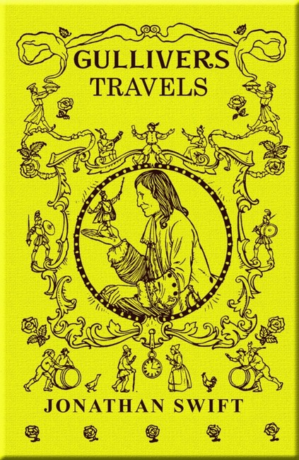 تصویر  سفرهای گالیور (Gulliver's Travels)(زبان اصلی)(پارچه‌ای)