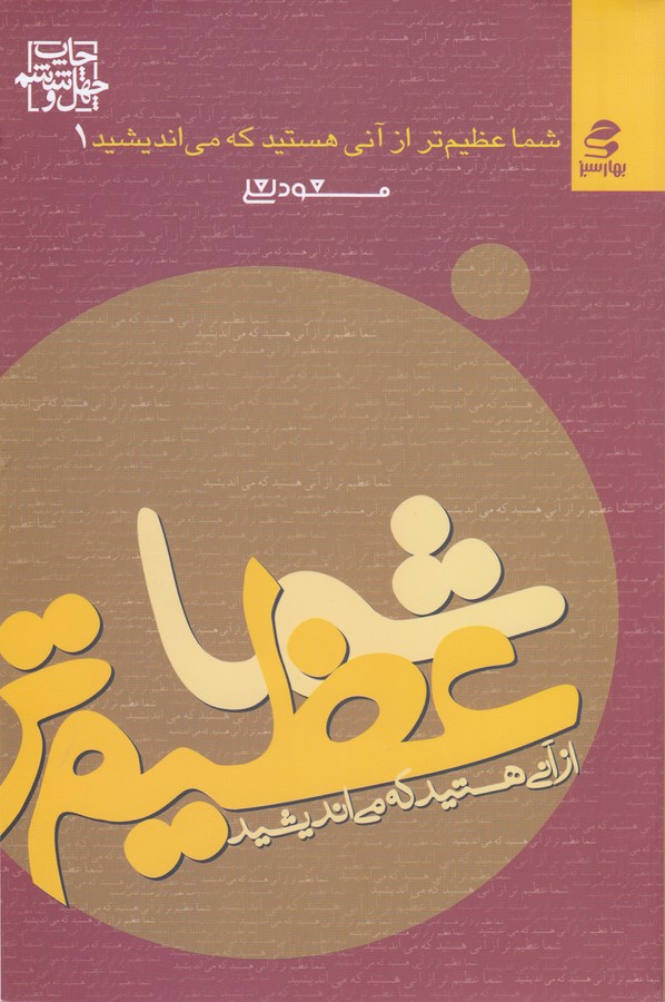 تصویر  شما عظیم‌تر از آنی هستید که می‌اندیشید1