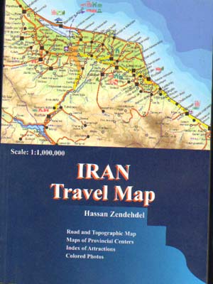 نقشه گردشگری ایران انگلیسی 