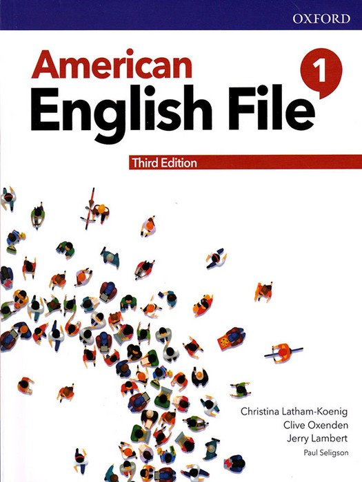 American English File 1 (3rd Edition) SB+WB+QR code(دو جلد)