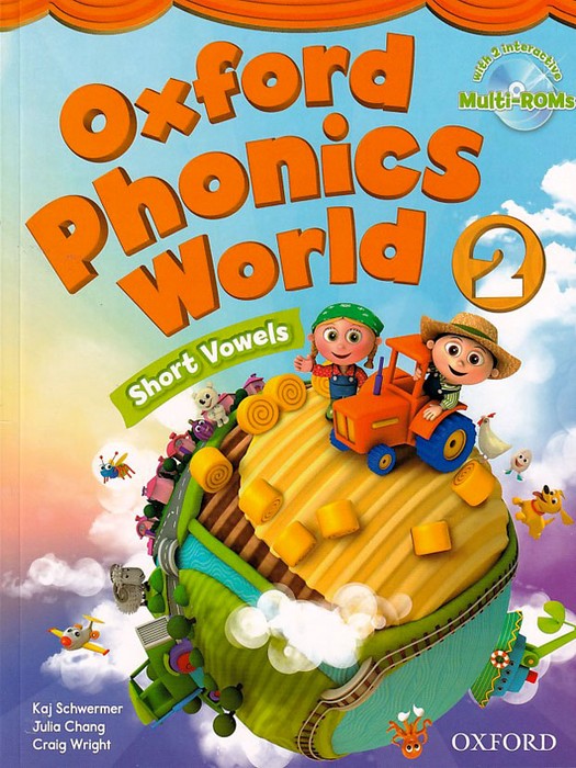 Oxford Phonics World 2 SB+WB+QR code(دو جلد)