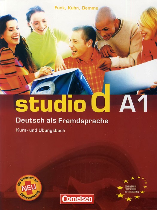 Studio D A1 SB+WB+DVD  (دو جلد - قطع رحلی) (زبان آلمانی)