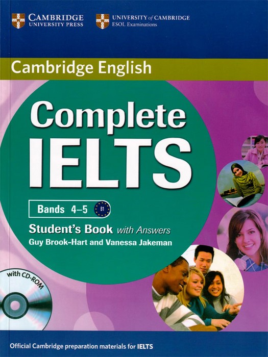 Complete IELTS (Bands 4-5 B1) Cambridge English SB+WB+CD (دو جلد)