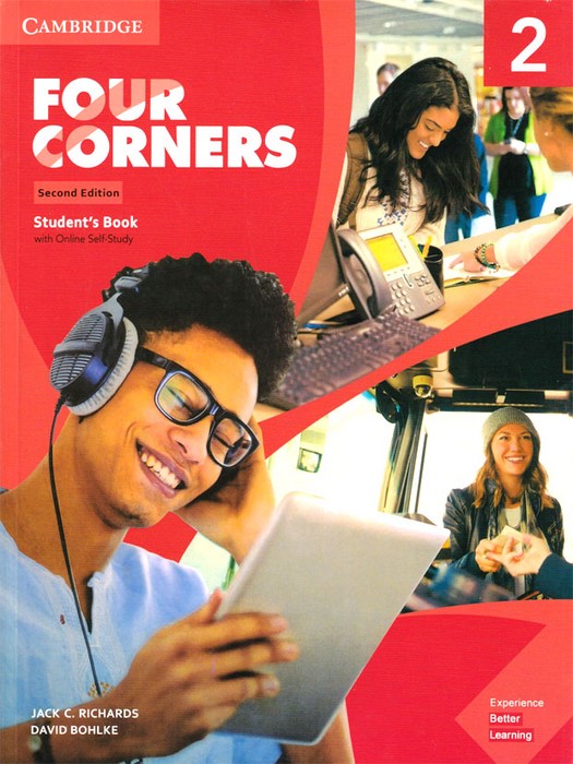 Four Corners 2 (2nd Edition) +SB+WB+QR code(دو جلد)