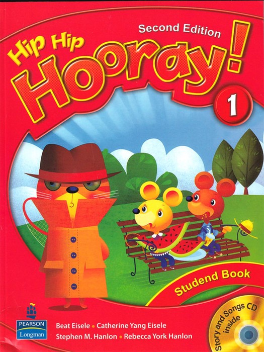 Hip Hip Hooray 1 (2nd Edition) SB+WB+QR code(دوجلد قرمز)