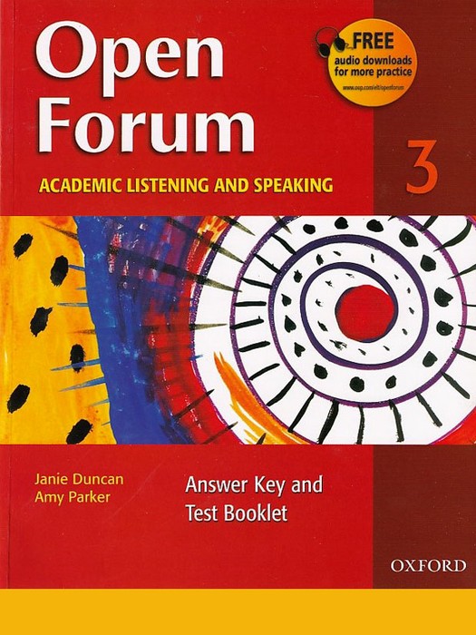 Open Forum Academic Listening And Speaking 3 +CD