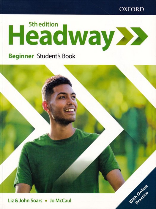 Headway Beginner (5th edition) SB+WB+QR code (دو جلد)