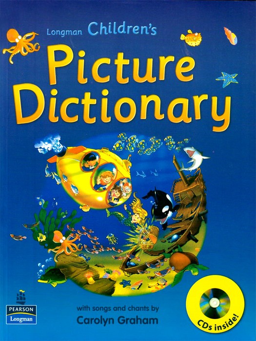 Longman Childrens Picture Dictionary +QR code(جلد آبی)