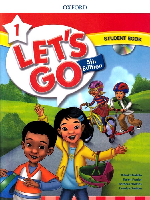 Lets Go 1 (5th Edition) SB+WB+QR code (دو جلد قرمز- قطع وزیری) 