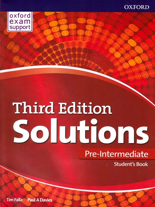 Solutions Pre-Intermediate (3rd Edition) SB+WB+QR code(دو جلد)