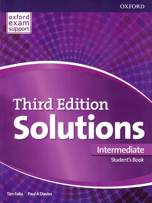 Solutions Intermediate (3rd Edition) SB+WB+QR code(دو جلد)