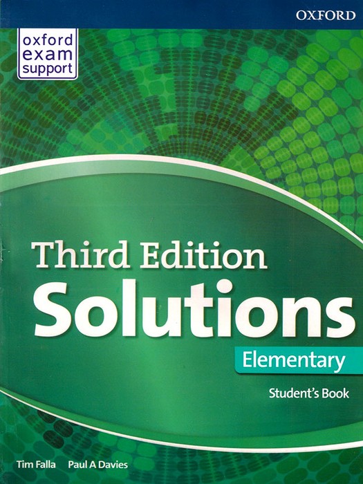 Solutions Elementary (3rd Edition) SB+WB+QR code(دو جلد)