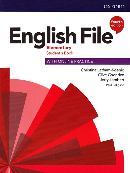 British English File Elementary (4th Edition) SB+WB+QR code(دو جلد) 